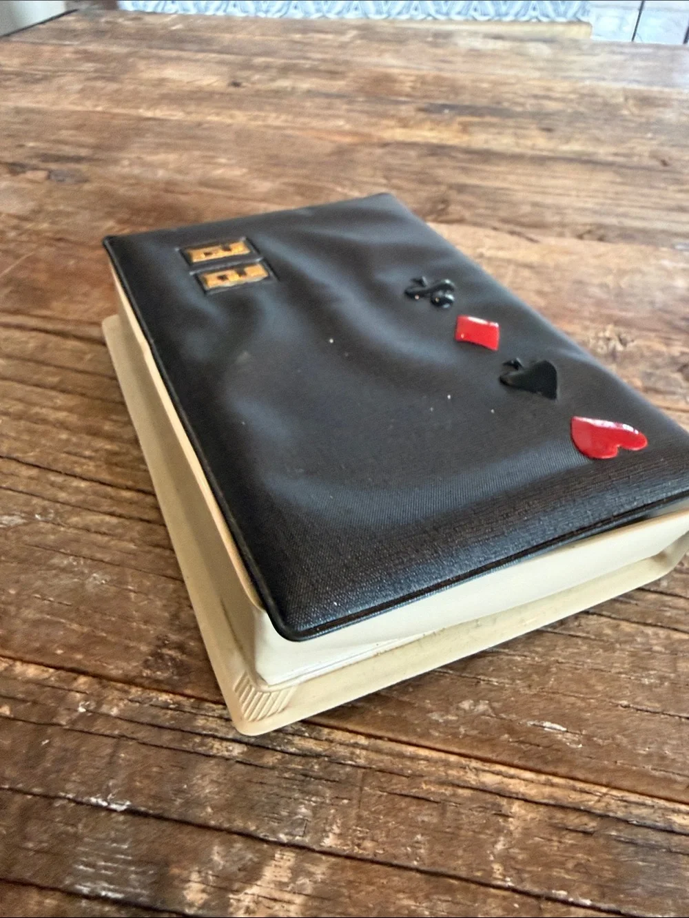 Vintage playing card set in case